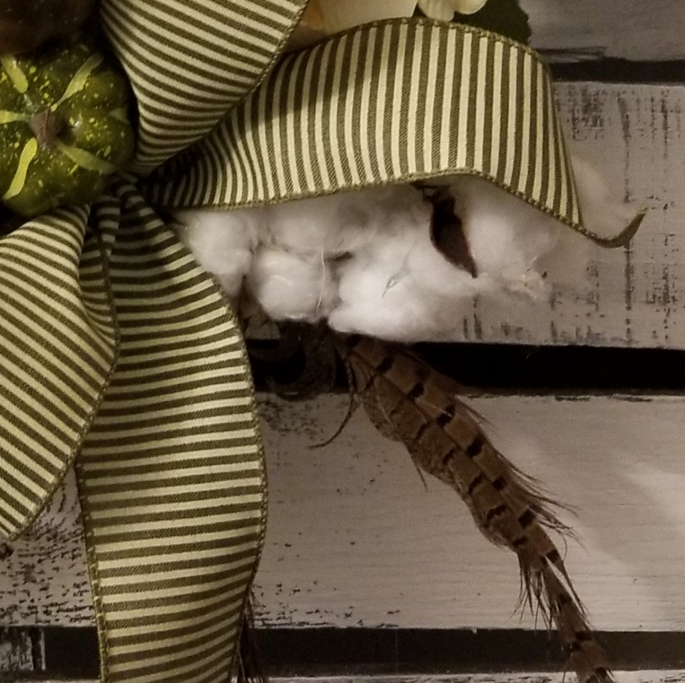 Handmade Fall Grapevine Wreath - Picture 3 of 3